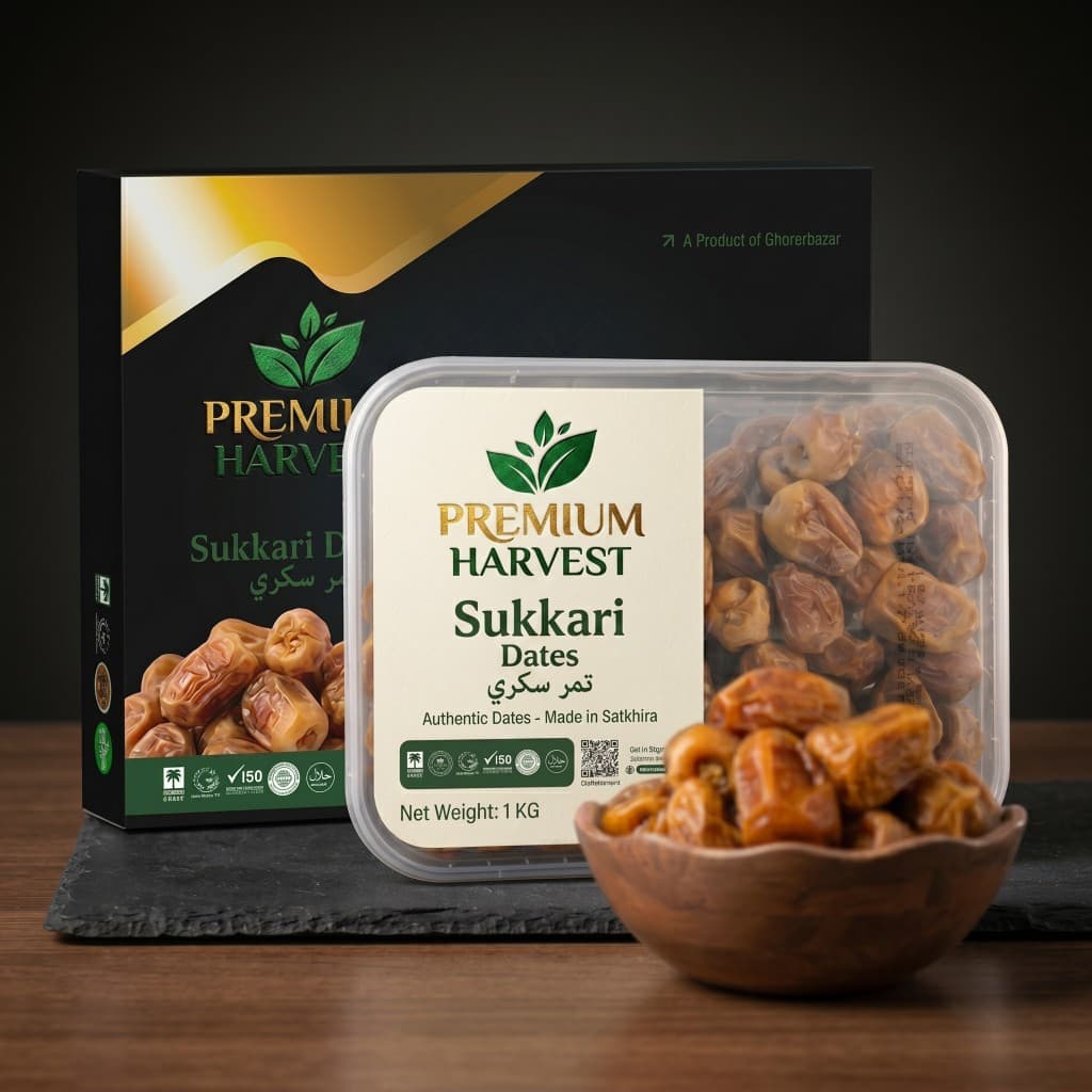 Sukkari Mufattal Dates - 500g (Mixed Size)